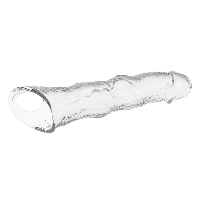 PRETTY LOVE - MANCHON D'EXTENSION PÉNIENNE AJUSTABLE 28 CM Ø 4,5 CM TRANSPARENT
