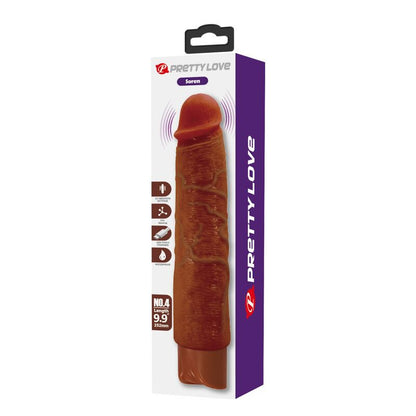PRETTY LOVE - GAVIN VIBRATEUR RÉALISTE 25 CM Ø 5 CM MARRON