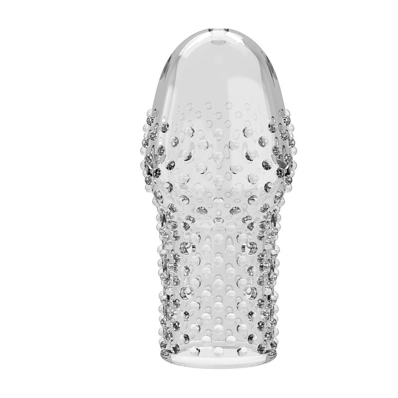 PRETTY LOVE - MANCHON PÉNIS POUR GEEK - GAGNEZ EN ÉPAISSEUR - TRANSPARENT