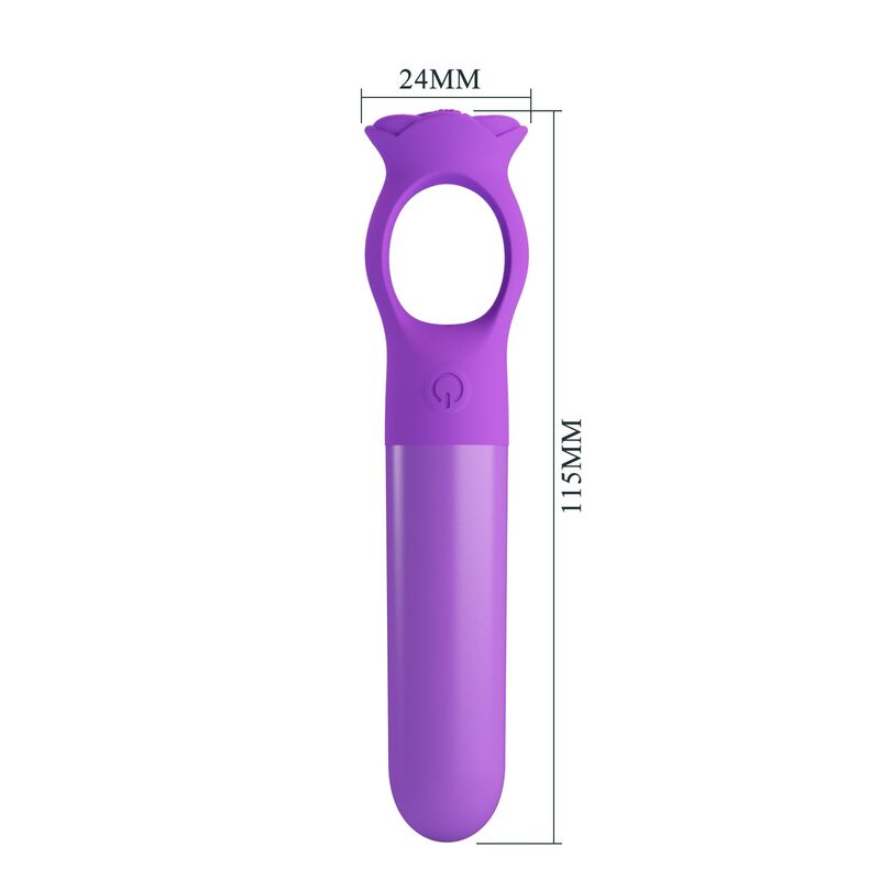PRETTY LOVE - GIANA MINI-VIBRATEUR MASSEUR RECHARGEABLE VIOLET