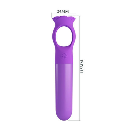 PRETTY LOVE - GIANA MINI-VIBRATEUR MASSEUR RECHARGEABLE VIOLET