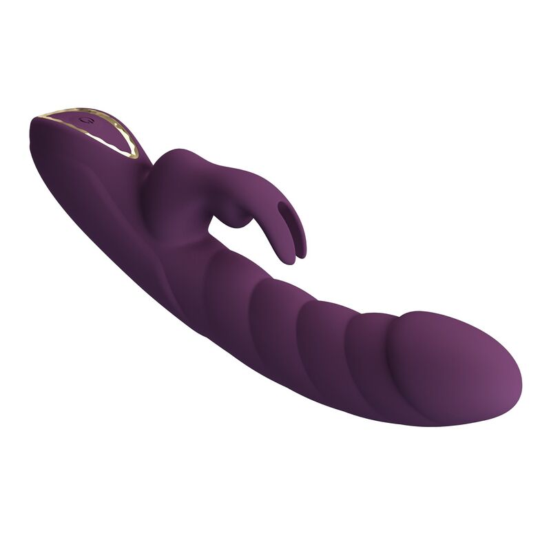 PRETTY LOVE - VIBRATEUR LAPIN RECHARGEABLE HARPER 10 FONCTIONS VIOLET