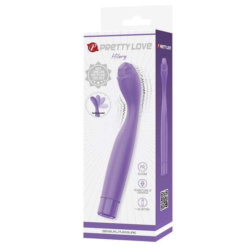 PRETTY LOVE - VIBRATEUR POINT G FLEXIBLE HENRY VIOLET