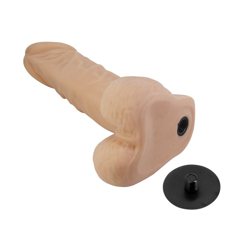 PRETTY LOVE - HARNAIS JOLYON AVEC GODEMICHET FLEXIBLE 22 CM Ø 4,8 CM NATUREL