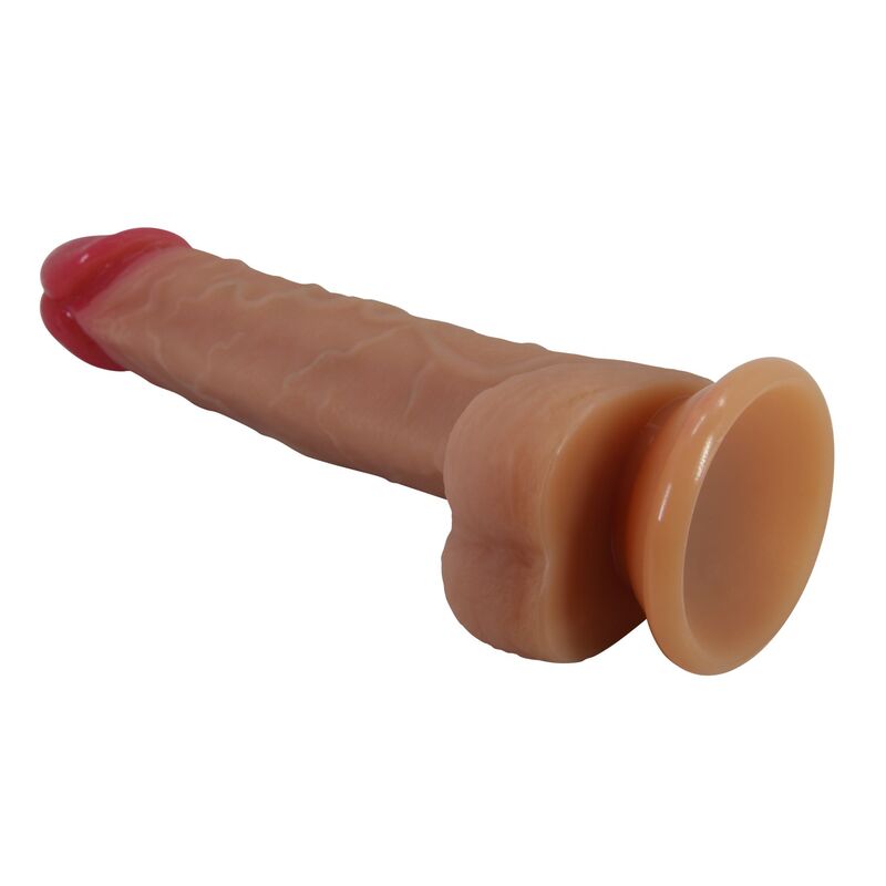 PRETTY LOVE - JOVITA GODEMICHET RÉALISTE EN SILICONE AVEC VENTOUSE 19 CM Ø 4,5 CM