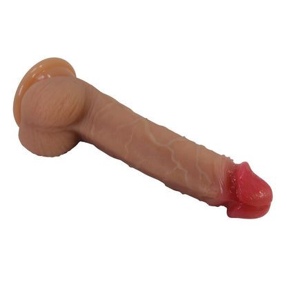 PRETTY LOVE - JOVITA GODEMICHET RÉALISTE EN SILICONE AVEC VENTOUSE 19 CM Ø 4,5 CM
