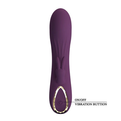 PRETTY LOVE - LANDYN VIBRATEUR LAPIN RECHARGEABLE 10 FONCTIONS VIOLET