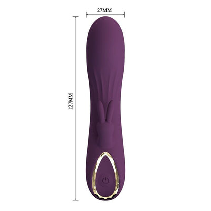 PRETTY LOVE - LANDYN VIBRATEUR LAPIN RECHARGEABLE 10 FONCTIONS VIOLET