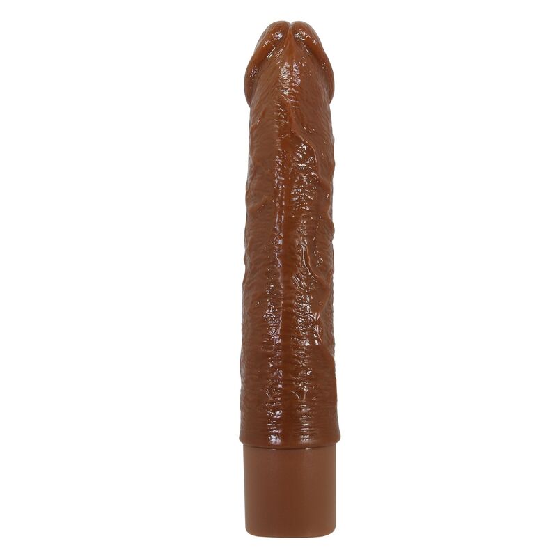 PRETTY LOVE - LEONARDO VIBRATEUR RÉALISTE 20 CM Ø 4 CM MARRON