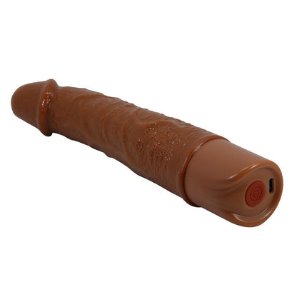 PRETTY LOVE - LEONARDO VIBRATEUR RÉALISTE 20 CM Ø 4 CM MARRON