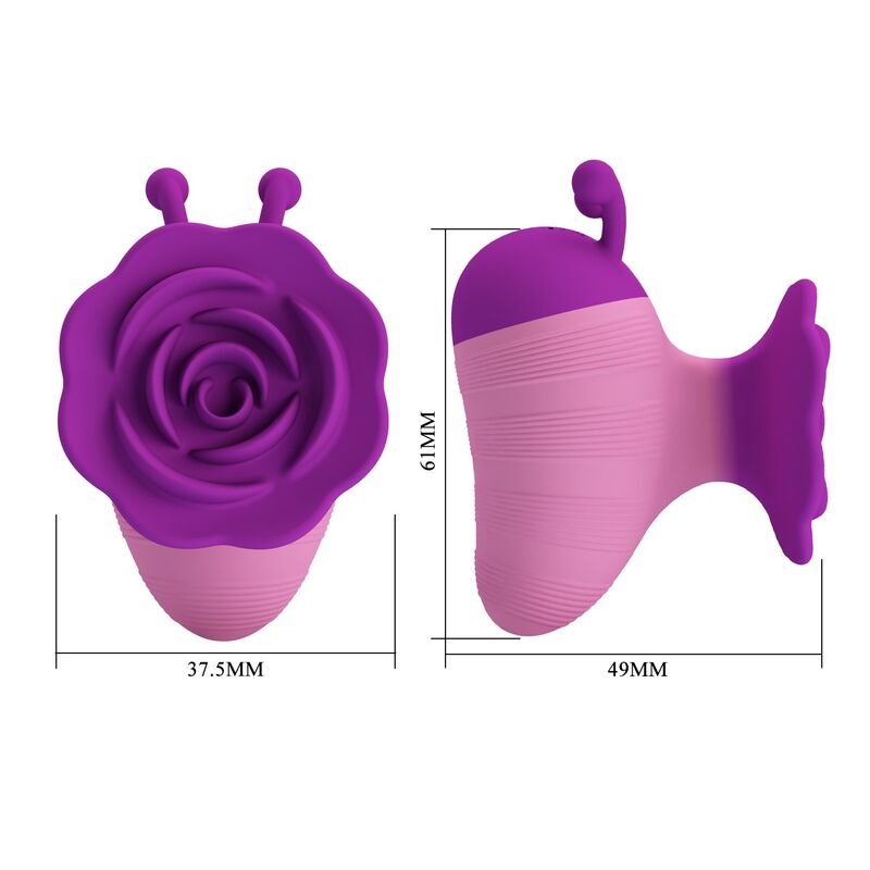 PRETTY LOVE - LITTLE BEE STIMULATEUR CLITORIAL RECHARGEABLE 7 MODES ROSE-VIOLET