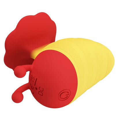 PRETTY LOVE - LITTLE BEE STIMULATEUR CLITORIAL RECHARGEABLE 7 MODES ROUGE/JAUNE