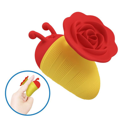 PRETTY LOVE - LITTLE BEE STIMULATEUR CLITORIAL RECHARGEABLE 7 MODES ROUGE/JAUNE