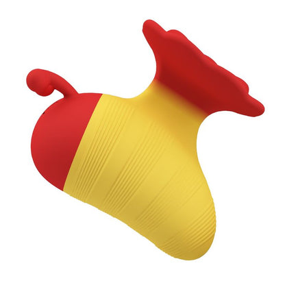 PRETTY LOVE - LITTLE BEE STIMULATEUR CLITORIAL RECHARGEABLE 7 MODES ROUGE/JAUNE