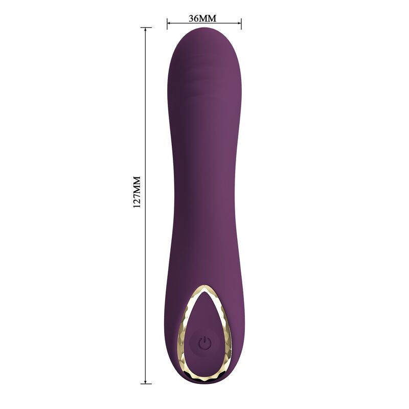 PRETTY LOVE - VIBRATEUR RECHARGEABLE LLOYDE 10 FONCTIONS VIOLET