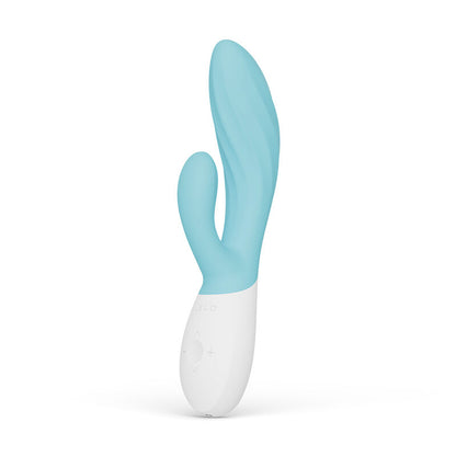 LELO - INA TWIST DOUBLE VIBRATEUR LAPIN POUR LE POINT G ET LE CLITORIS BLEU