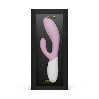 LELO - INA TWIST DOUBLE VIBRATEUR LAPIN POUR LE POINT G ET LE CLITORIS ROSE
