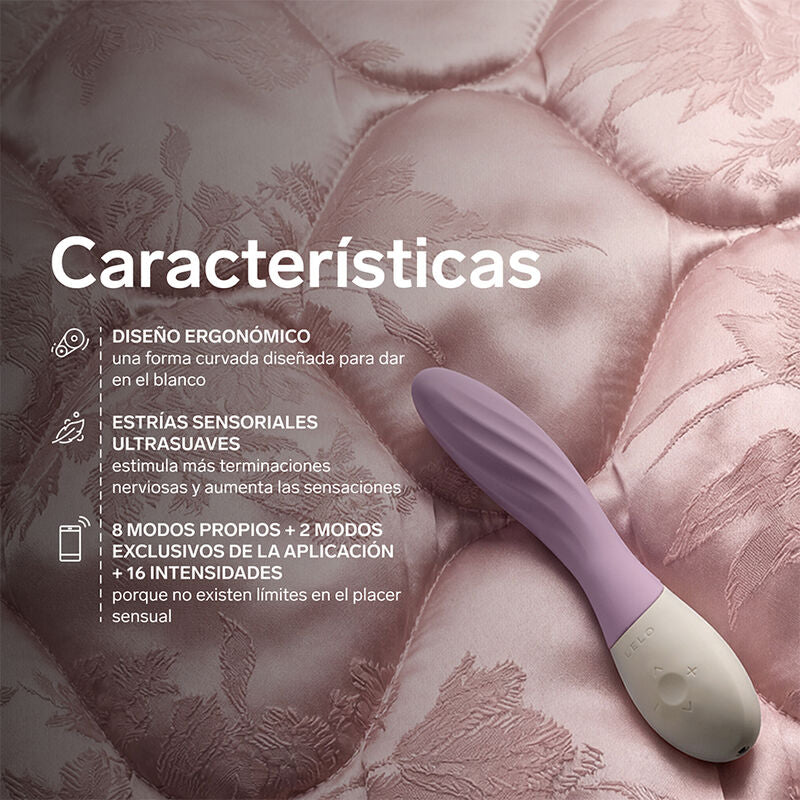 LELO - MONA TWIST VIBRATEUR POINT G RECHARGEABLE CONTRÔLÉ PAR APPLICATION LAVANDE