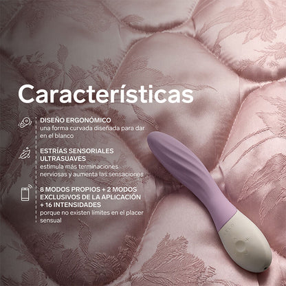 LELO - MONA TWIST VIBRATEUR POINT G RECHARGEABLE CONTRÔLÉ PAR APPLICATION LAVANDE