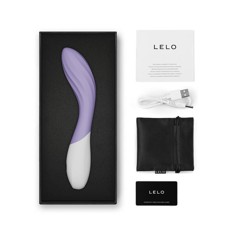 LELO - MONA TWIST VIBRATEUR POINT G RECHARGEABLE CONTRÔLÉ PAR APPLICATION LAVANDE