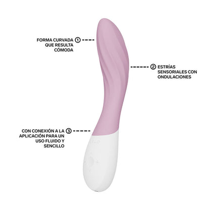 LELO - MONA TWIST VIBRATEUR POINT G RECHARGEABLE CONTRÔLÉ PAR APPLICATION LAVANDE