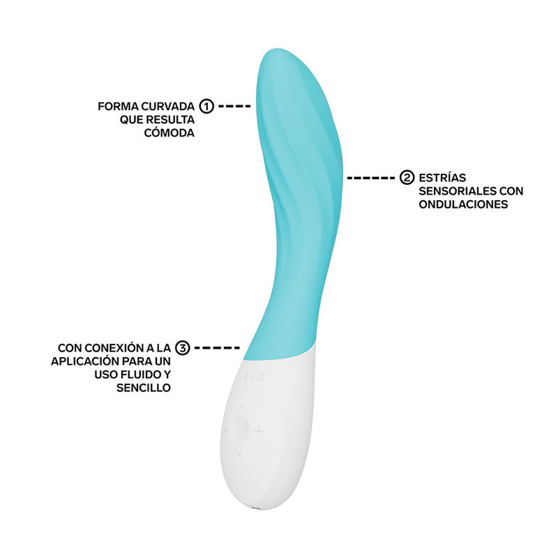LELO - MONA TWIST VIBRATEUR POINT G RECHARGEABLE CONTRÔLÉ PAR APPLICATION LAVANDE