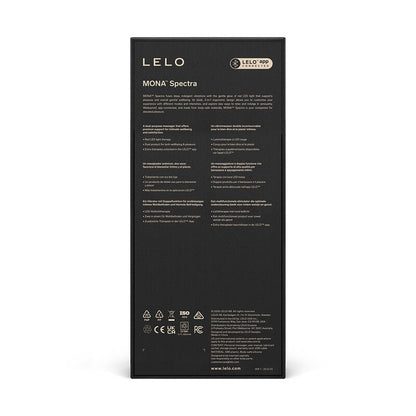 LELO - MONA SPECTRA MASSEUR INTIME À LUMIÈRE ROUGE RECHARGEABLE CONTRÔLÉ PAR APPLICATION