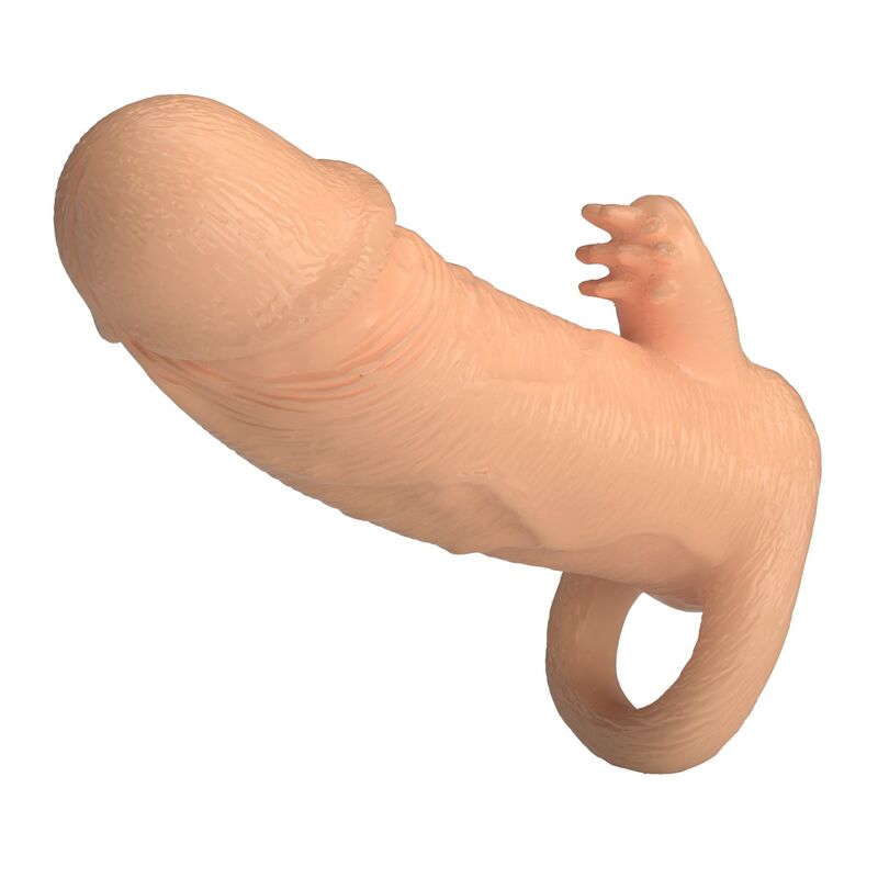 PRETTY LOVE - MANCHON D'EXTENSION PÉNIENNE RODERIC 13 CM Ø 3,8 CM NATUREL