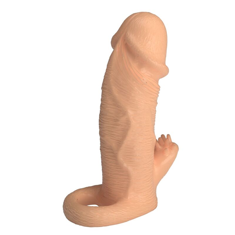 PRETTY LOVE - MANCHON D'EXTENSION PÉNIENNE RODERIC 13 CM Ø 3,8 CM NATUREL