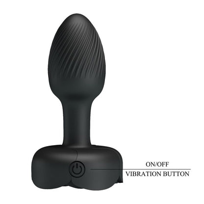 PRETTY LOVE - PLUG ANAL VIBRANT RECHARGEABLE 10 MODES NOIR