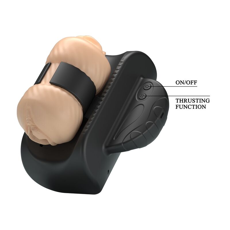 PRETTY LOVE - QUIRIN MASTURBATEUR À POUSSÉE AUTOMATIQUE USB NOIR