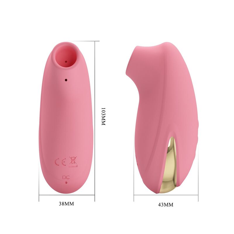 PRETTY LOVE - STIMULATEUR DE SUCCION CLITORIALE OTIS 7 MODES ROSE