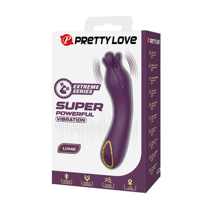 PRETTY LOVE - VIBRATEUR RECHARGEABLE LUNAO 10 FONCTIONS VIOLET