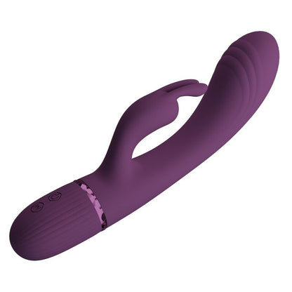 PRETTY LOVE - ROCCO VIBRATEUR LAPIN RECHARGEABLE 10 FONCTIONS VIOLET
