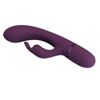 PRETTY LOVE - ROCCO VIBRATEUR LAPIN RECHARGEABLE 10 FONCTIONS VIOLET