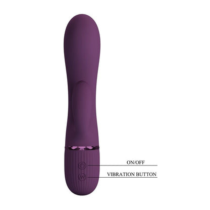 PRETTY LOVE - MARGIE VIBRATEUR LAPIN RECHARGEABLE 10 FONCTIONS VIOLET