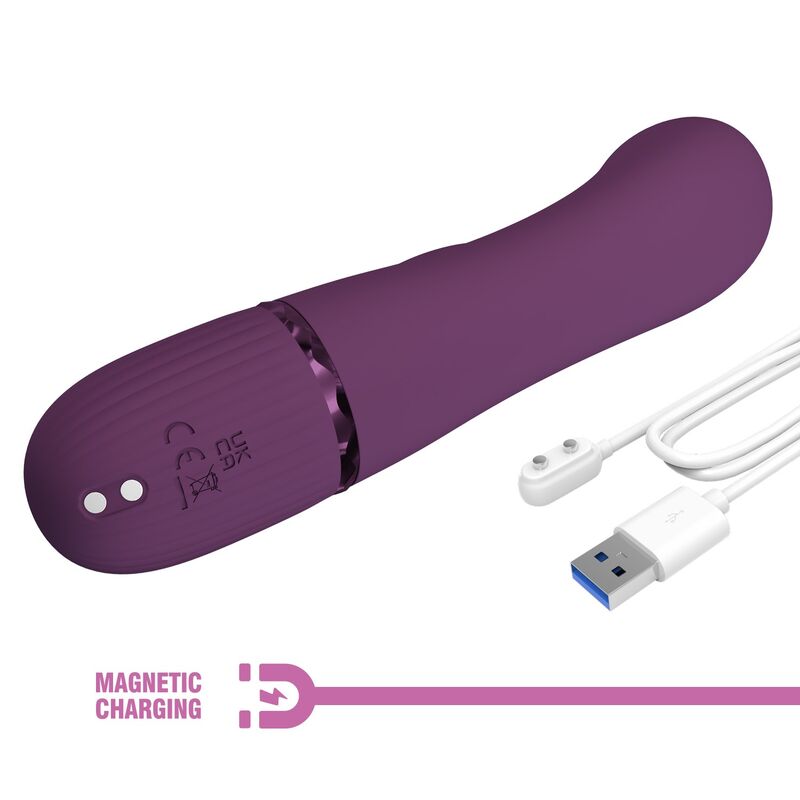 PRETTY LOVE - MARGIE VIBRATEUR LAPIN RECHARGEABLE 10 FONCTIONS VIOLET