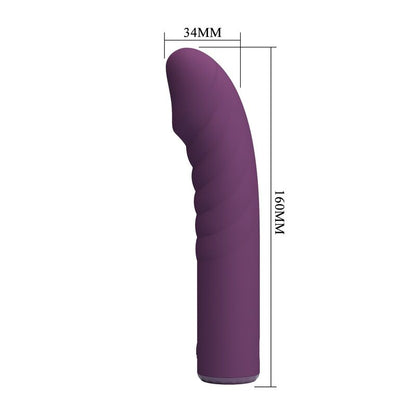 PRETTY LOVE - VIBRATEUR RECHARGEABLE RYLAND 10 FONCTIONS VIOLET