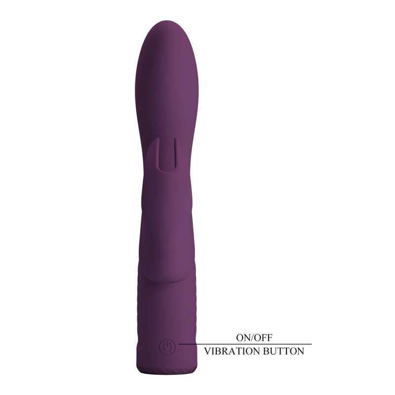 PRETTY LOVE - VIBRATEUR LAPIN RECHARGEABLE OLIVIA 10 FONCTIONS