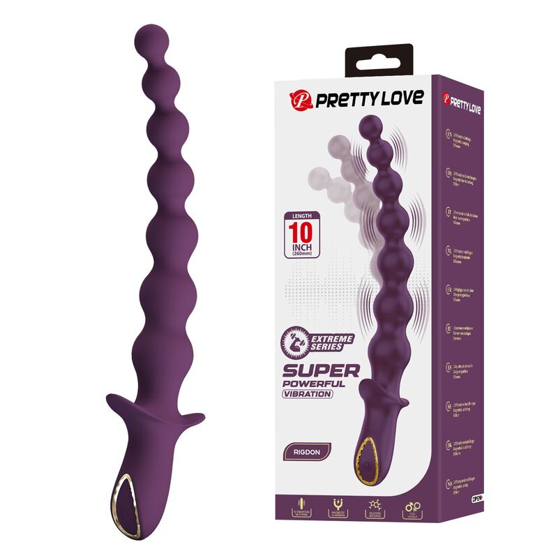 PRETTY LOVE - MADISON VIBRATEUR ANAL RECHARGEABLE 10 FONCTIONS