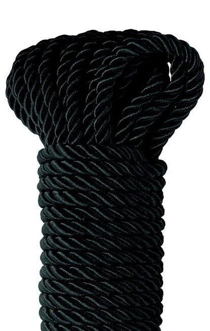 FETISH FANTASY SERIES - CORDE DE SOIE NOIRE DE LUXE 9,75 M