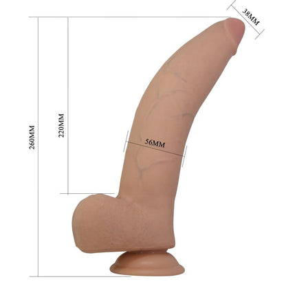 PRETTY LOVE - QUINLAN GODEMICHET RÉALISTE 26 CM Ø 5,5 CM NATUREL