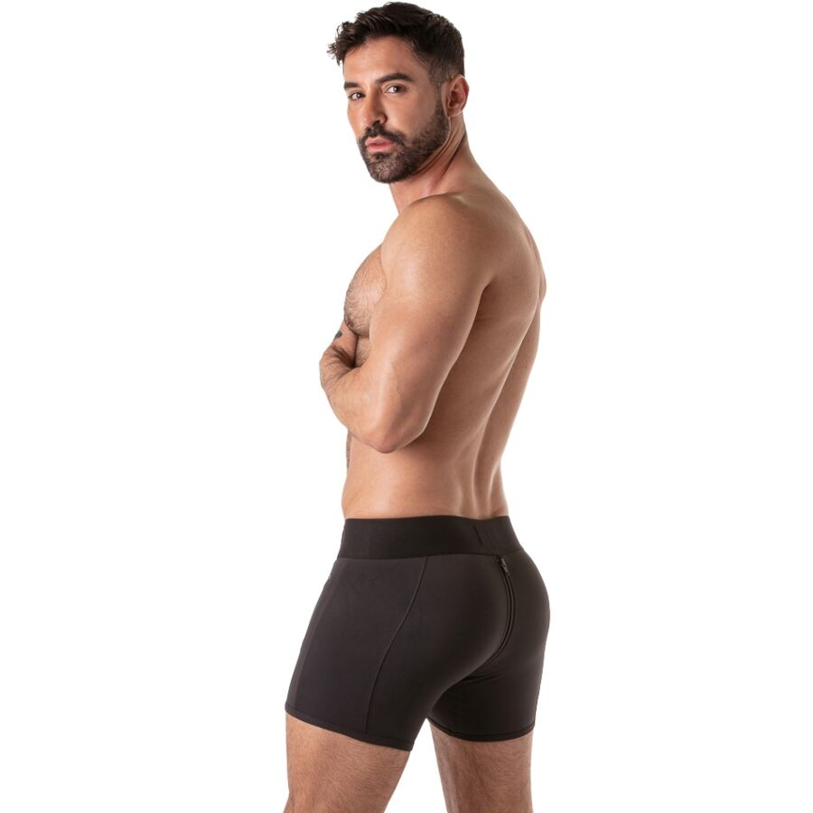 LOCKER GEAR - BOXER NOIR À LARGE CEINTURE - XL