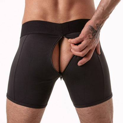 LOCKER GEAR - BOXER NOIR À LARGE CEINTURE - XL