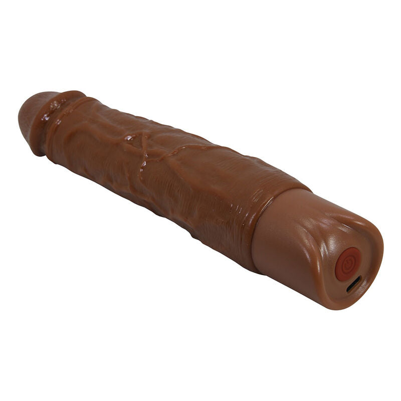PRETTY LOVE - VIBRATEUR RÉALISTE OWEN 22,5 CM Ø 4,5 CM MARRON