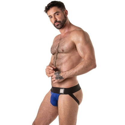 LOCKER GEAR - JOCKSTRAP LARGE À TAILLE BLEUE S