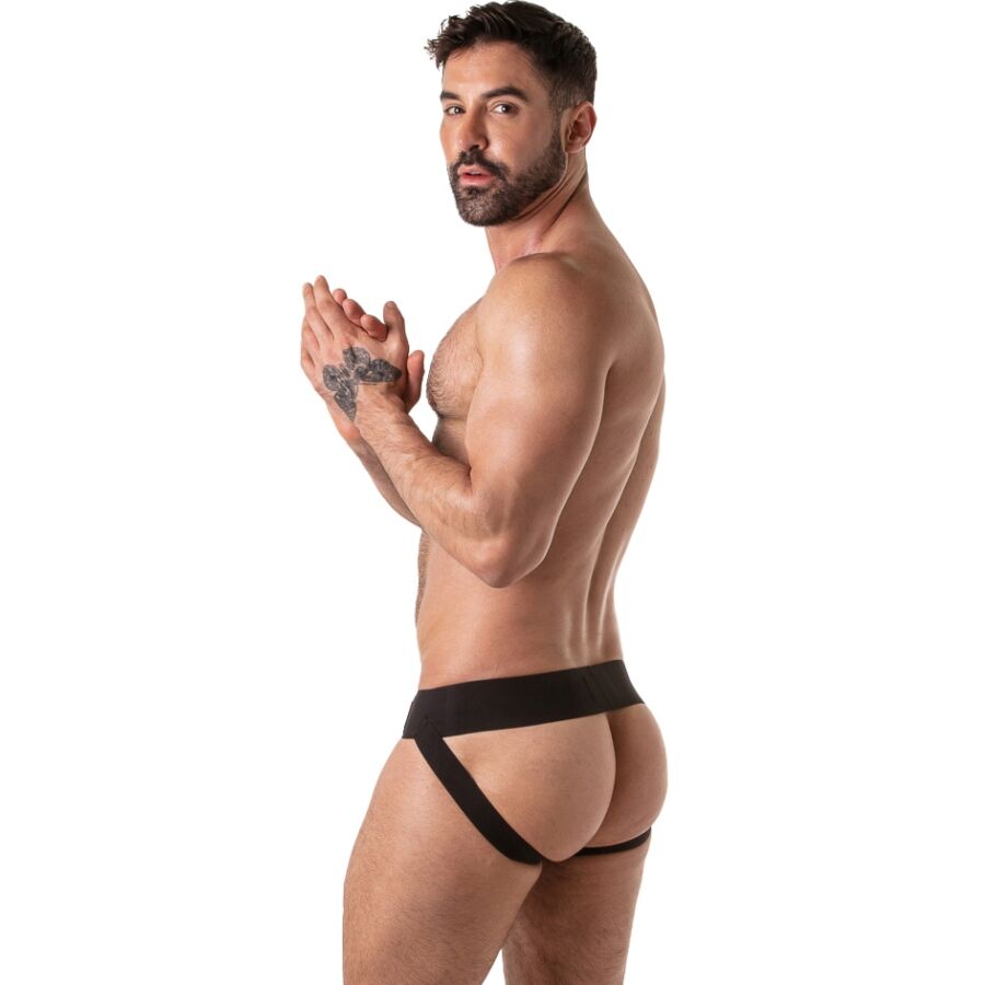 LOCKER GEAR - JOCKSTRAP ROUGE À CEINTURE LARGE L