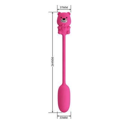 PRETTY LOVE - VIBRATEUR BALLE RECHARGEABLE OLSON AVEC TÉLÉCOMMANDE FILAIRE ROSE