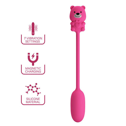 PRETTY LOVE - VIBRATEUR BALLE RECHARGEABLE OLSON AVEC TÉLÉCOMMANDE FILAIRE ROSE