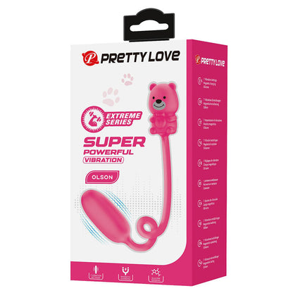 PRETTY LOVE - VIBRATEUR BALLE RECHARGEABLE OLSON AVEC TÉLÉCOMMANDE FILAIRE ROSE